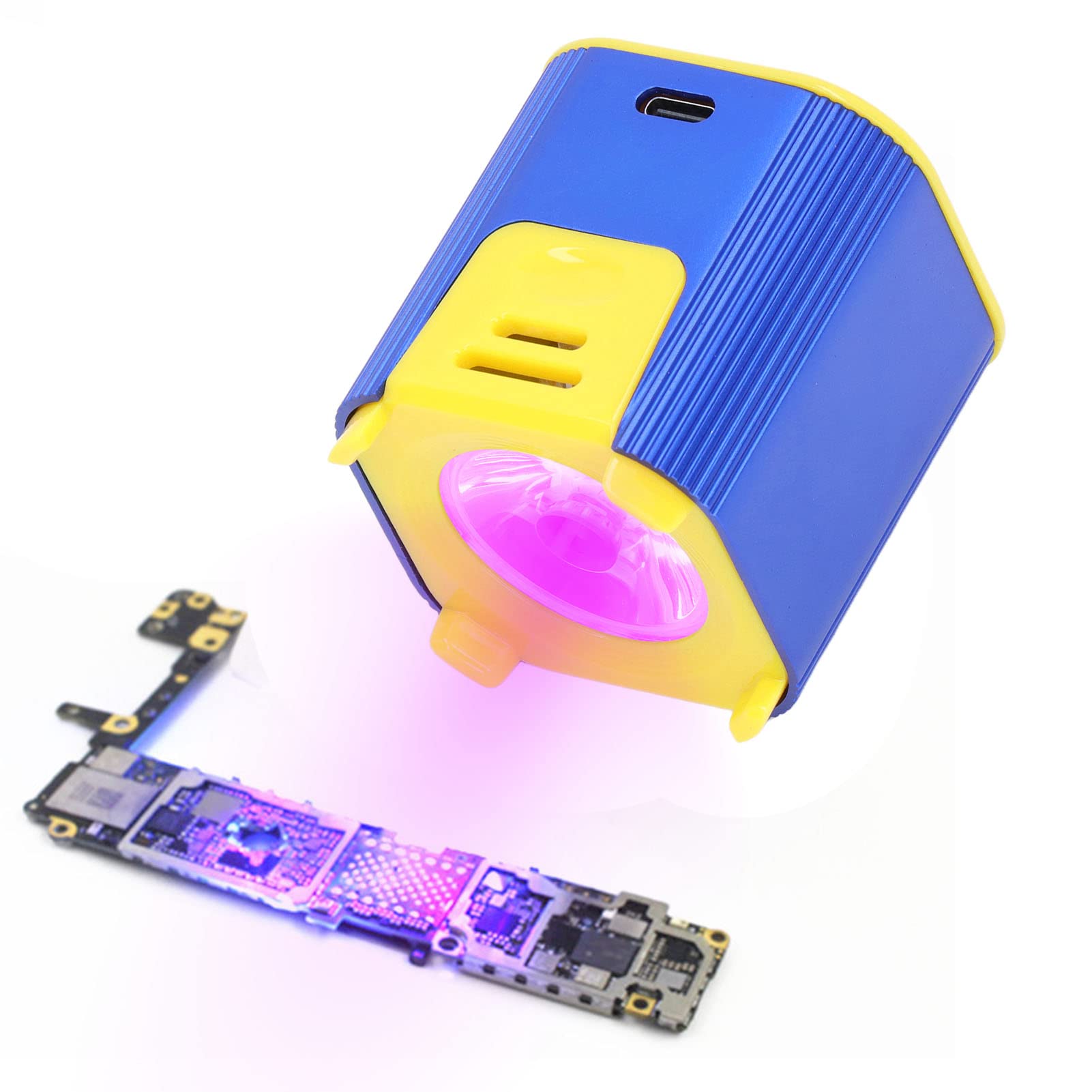 UV Curing Light, 3D Printer UV Resin Curing Light Mini Blacklight Flashlight LED Black Lamp Type C DC 5V Blacklight Tool for Repair Inspection