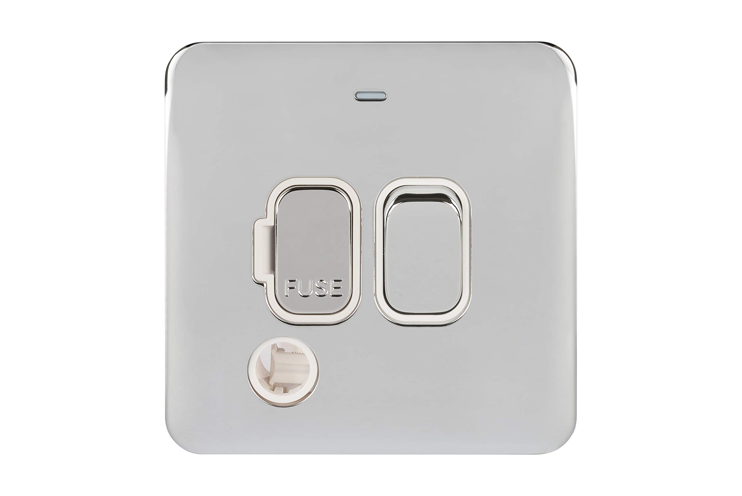 Sponsored Ad – Schneider Electric Lisse Screwless Deco GGBL5013WPC 13A Double Pole Switched Fused Connection Unit with Flex Outlet WPC