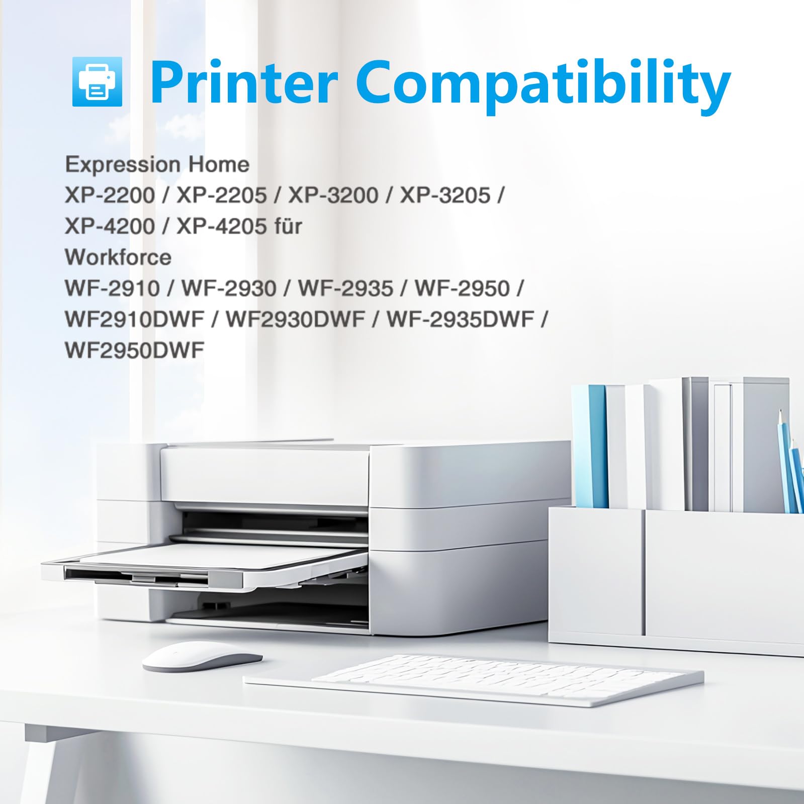 BunToner compatibles con Epson 604XL para Cartuchos de Impresora para XP 3200 XP 2205 XP 4200 XP 3205 XP 4205 Workforce WF-2910 WF-2930 — view 2