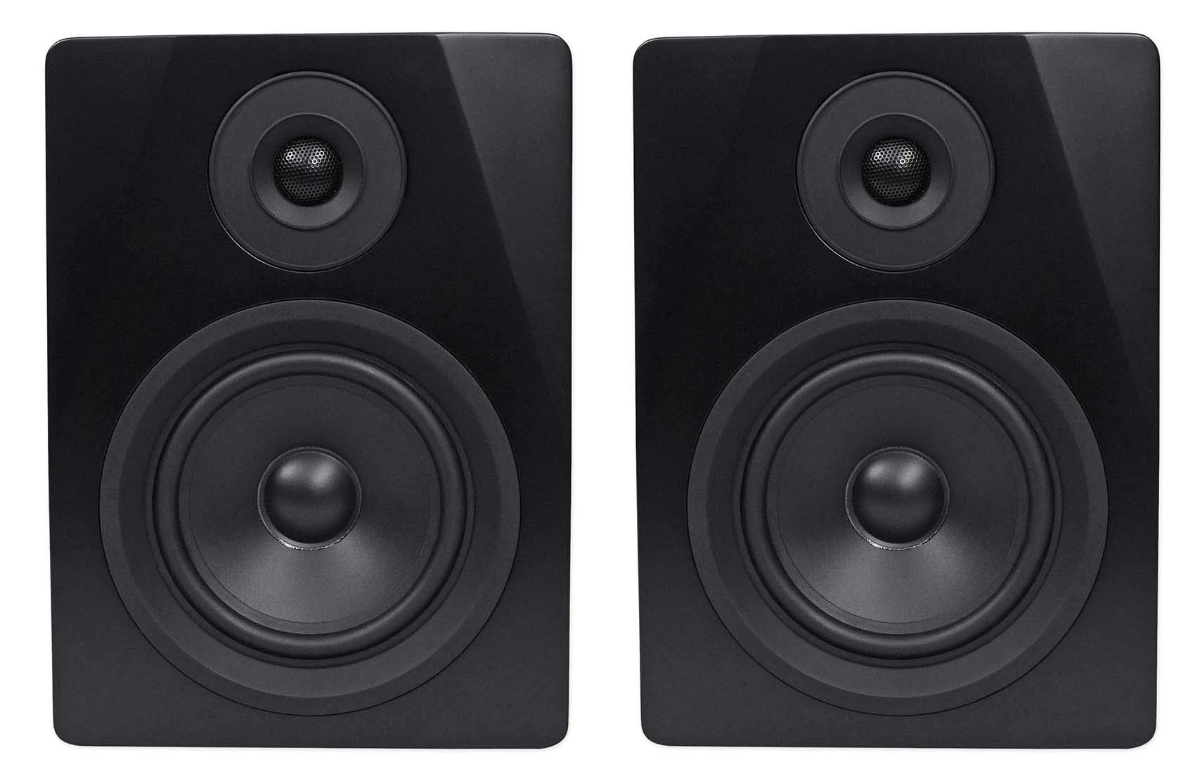 Rockville APM5B speakers in black