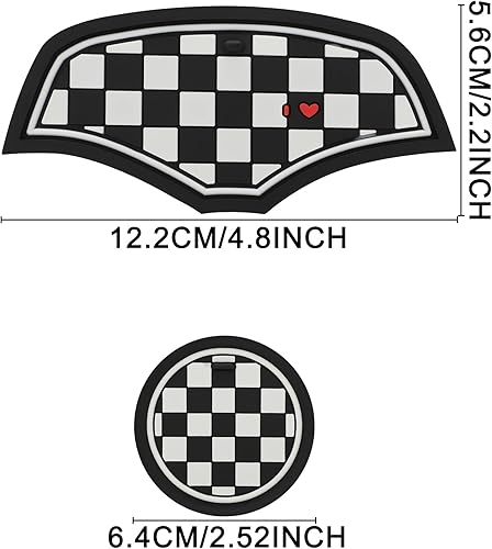 Miniatura 2 de TOMALL Portavasos compatible con Mini Cooper Hatchback F55 F56 de silicona para consola central de automóvil, soporte para portavasos de automóvil,