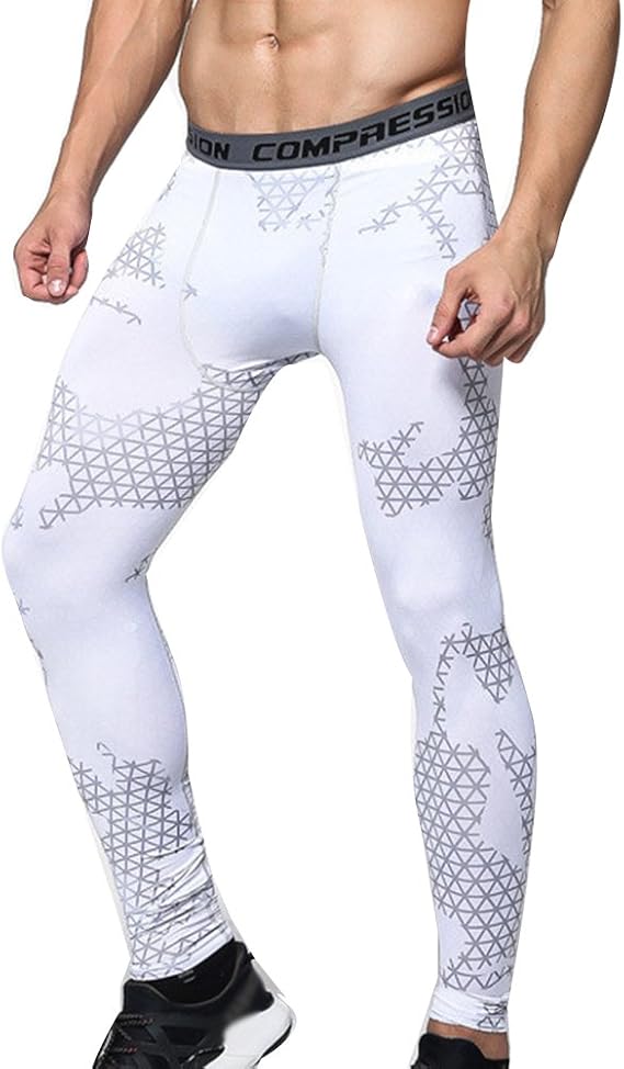 Gladiolus Herren Kompression Lang Leggings Hosen Sport Tights Workout