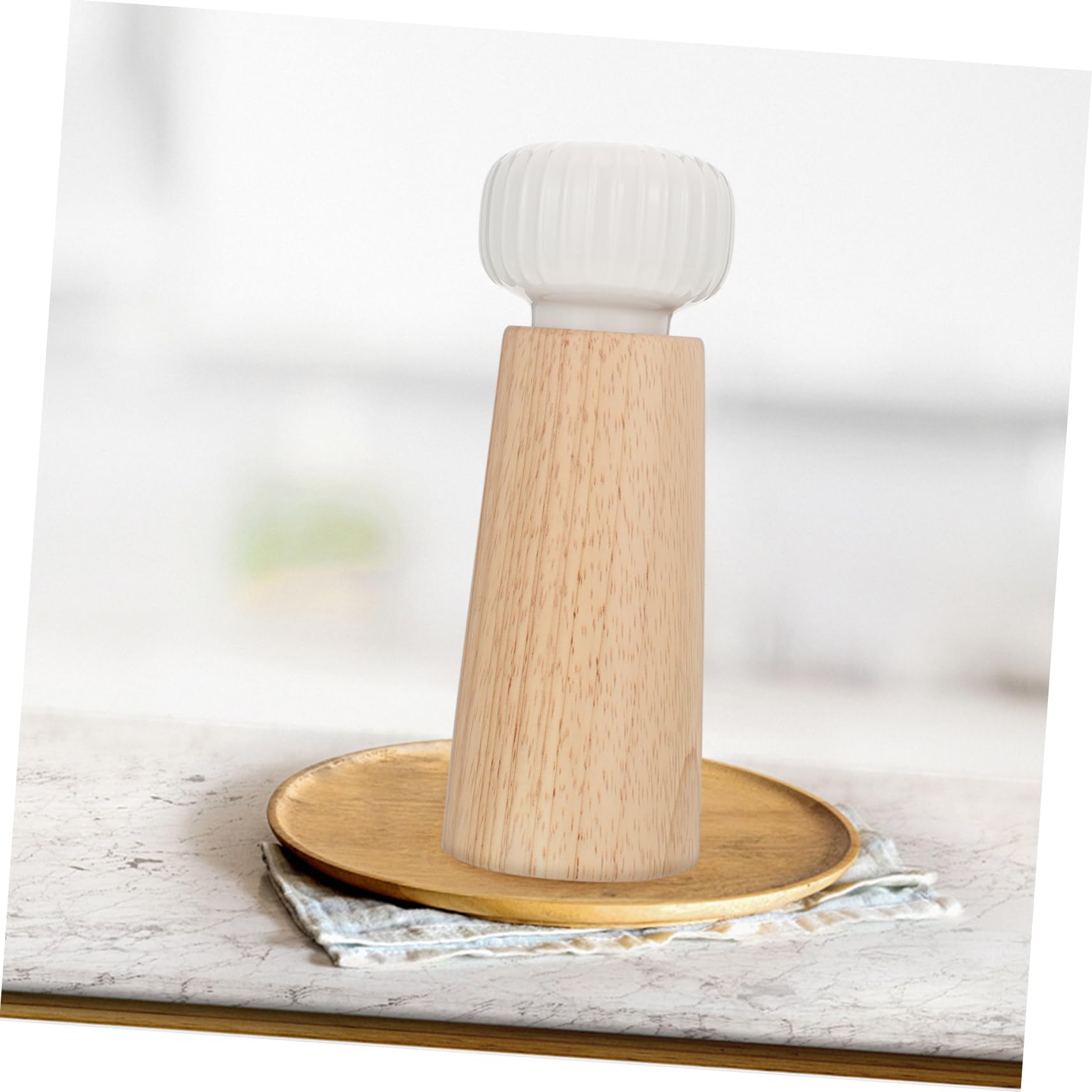 Unomor 1pc Abrader Grinder Salt Shaker Handheld Pepper Electric Tools Manual Salt Electric Pepper Mill Table Runner Mill Shaker Condiment Jar Manual Pepper Black Pepper White Ceramics