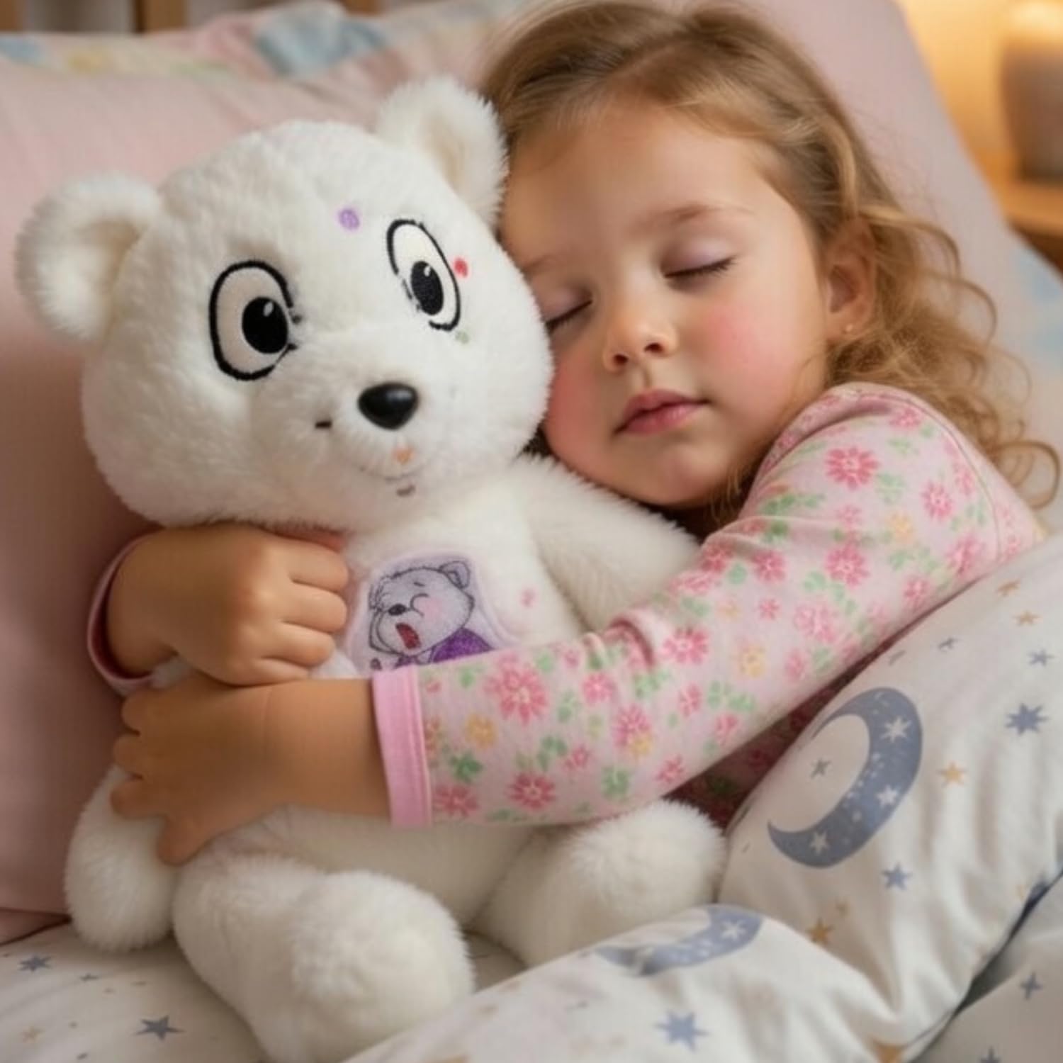 Niedźwiedź Kanda odkrywający emocje + 8 emocjonalnych misiów - Towarzyszy dzieciom w przyjmowaniu ich emocji - miękki i kojący plusz z haftowanymi punktami akupresury