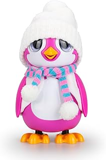 Silverlit - Pingüino de Rescate - Pingüino Azul Interactivo con 20 emociones diferentes + 5 accesorios incluidos - Efectos de luz y sonido - Experiencia educativa -Pilas incluidas - A partir de 5 años