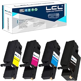 LCL Remanufactured for Xerox Phaser 6020 106R02759 106R02756 106R02757 106R02758 (4-Pack,Black,Cyan,Magenta,Yellow) Toner Cartridge for Xerox Phaser 6020 6022 WorkCentre 6025 6027 Series Printers