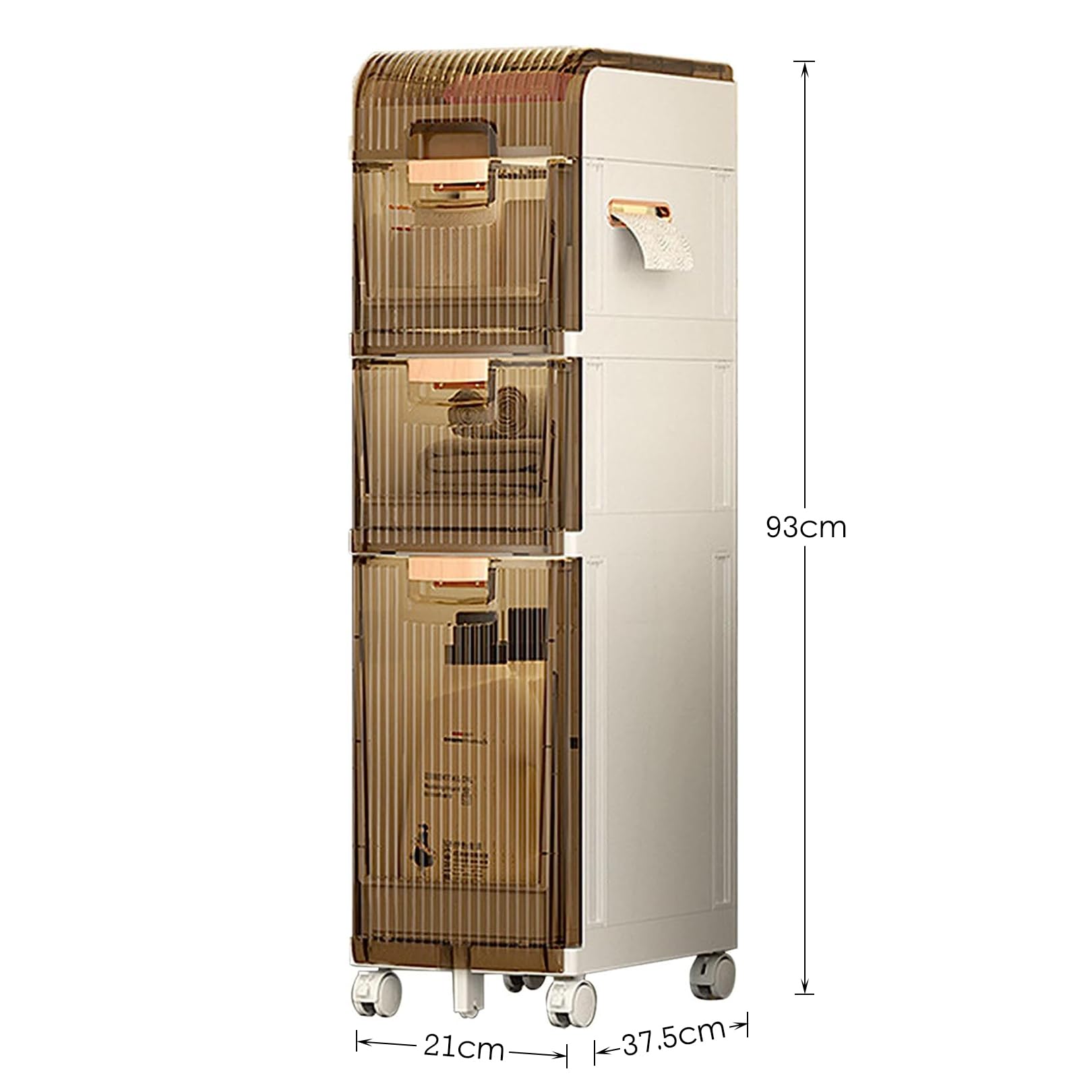 Meuble de rangement salle de bain avec 2 portes et 2 niches blanc