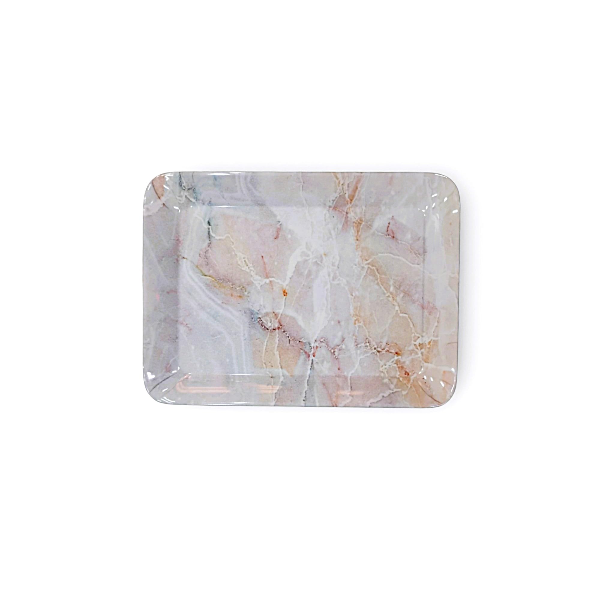 Harmony Melamine Dove Serving Tray for Tea Service and Breakfast, (1830, Small)