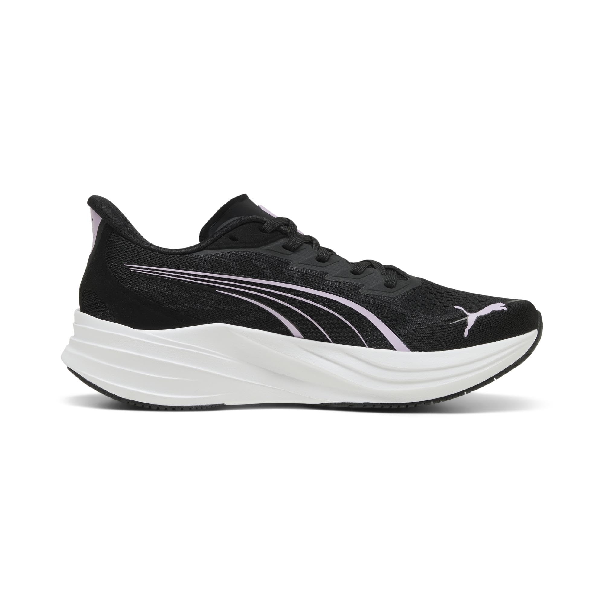 Puma Unisex Darter PRO 2 Straßen-Laufschuh, Schwarz-Mauve Glow-Flach, Dunkelgrau, 40.5 EU – Ansicht 5