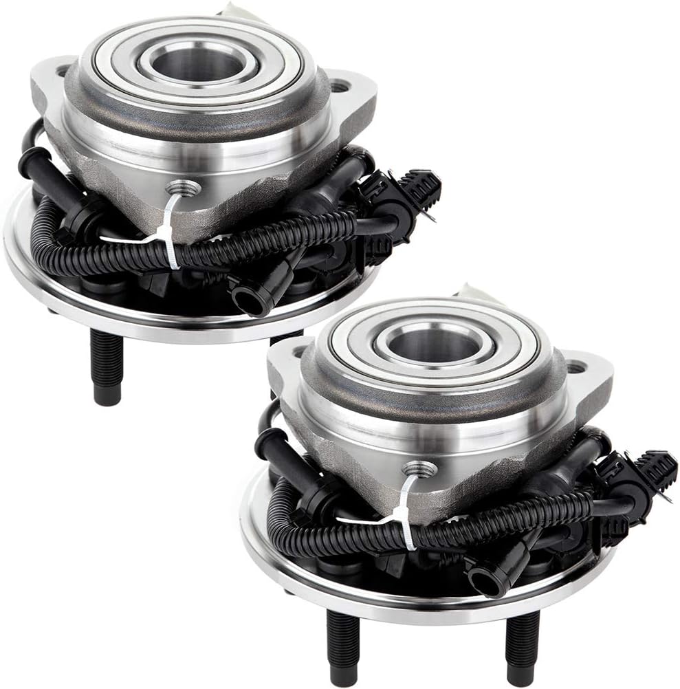 2Pcs Front Wheel Hub Bearing Assembly with 5 Lugs 515003 Compatible for 1997-2001 for Mountaineer 1995-2001 for Explorer
