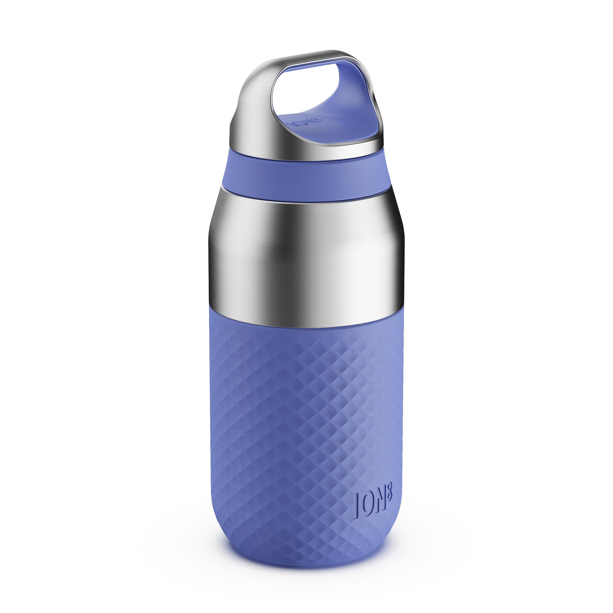ION8 Primo ROAM Insulated Water Bottle 320ml (11oz) – Leakproof Stainless Steel, Ceramic Coating, Vacuum Insulated for Hot & Cold Drinks, Dishwasher Safe, Lilac