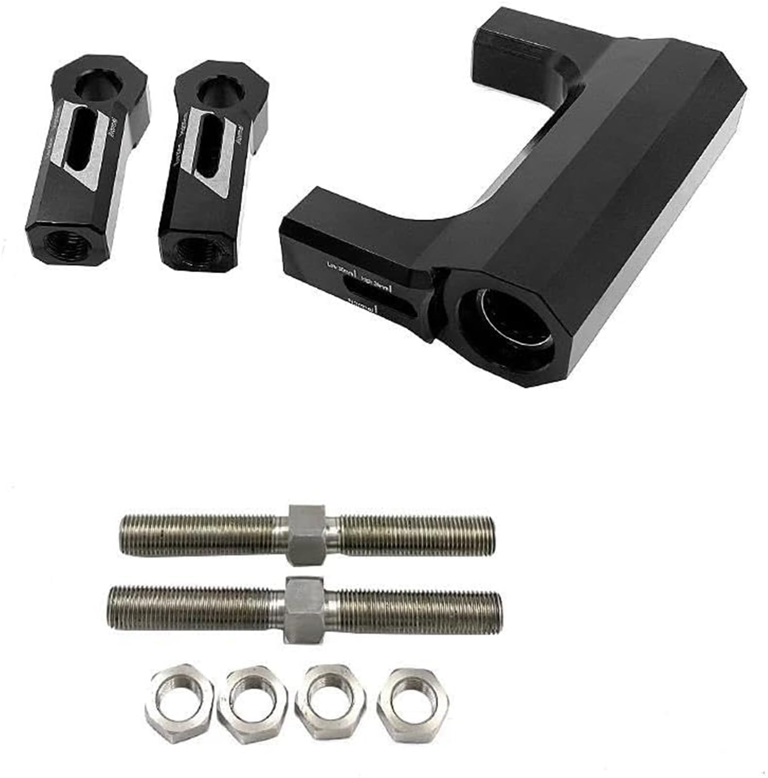 Tieferlegungs-Kit for Aufhängungsglieder, for BM&W S1000RR S1000XR S1000R 2013 2014 2015 2016-2020 Motorrad-CNC-Tieferlegungs-Kit Aufhängungsgestänge-Absenkungs-Einstellkit(Blau) Motorrad-Tiefe