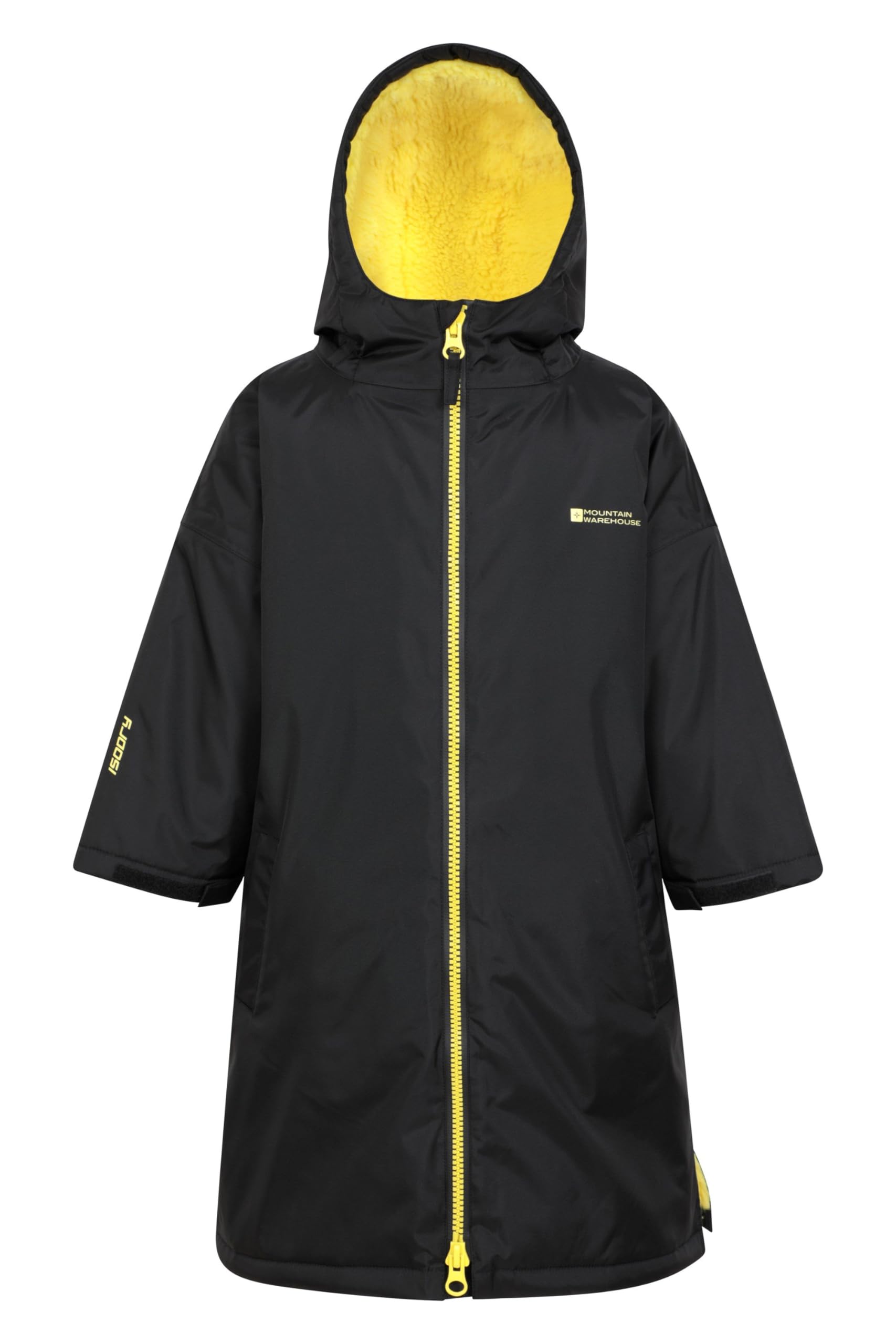 Mountain Warehouse Jet Black Tidal Kids Waterproof Changing Robe M