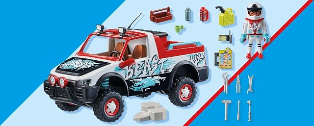 Foto 7 de 8 de PLAYMOBIL City Life 71430 RC-Vehicles Coche de Rally, Camioneta Todoterreno para emocionantes Aventuras