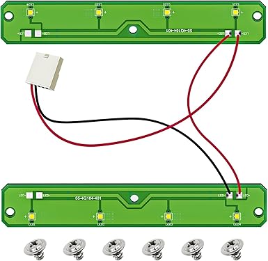 W11043011 W11527432 W11387579 W11042554 W10866538 Refrigerator LED Light Compatible for Whirlpool Refrigerator LED Light Replace wrx735sdhz00 WRX735SDHZ02 55-4q184-401 Q184G2 Q184G4