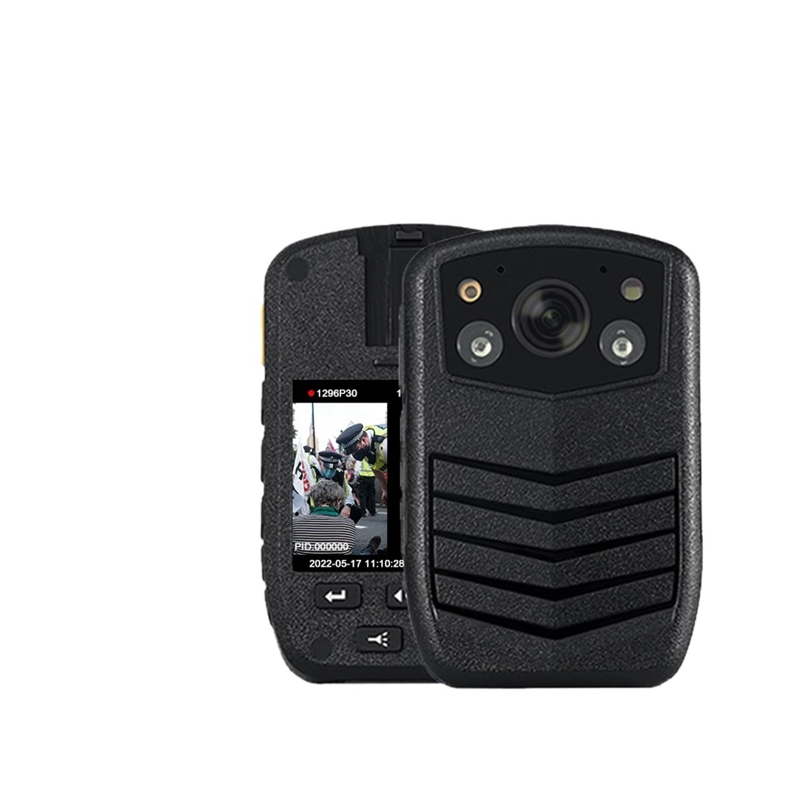 JVDDI Body Camera A6 Wide Angle Telecamera Guard DVR Mounted Mini Video Recording Security Surveillance Portable Police Body Camera for Outdoor Recording(16GB)