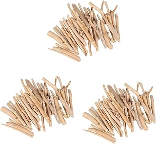 balacoo 3 Packs Craft Driftwood Tree Branches Driftwood Branch Driftwood Sticks Drift Wooden for Fish Tank Reptile Ornament Fish Tank Ornament Fish Tank Decorations Log Accessories Natural