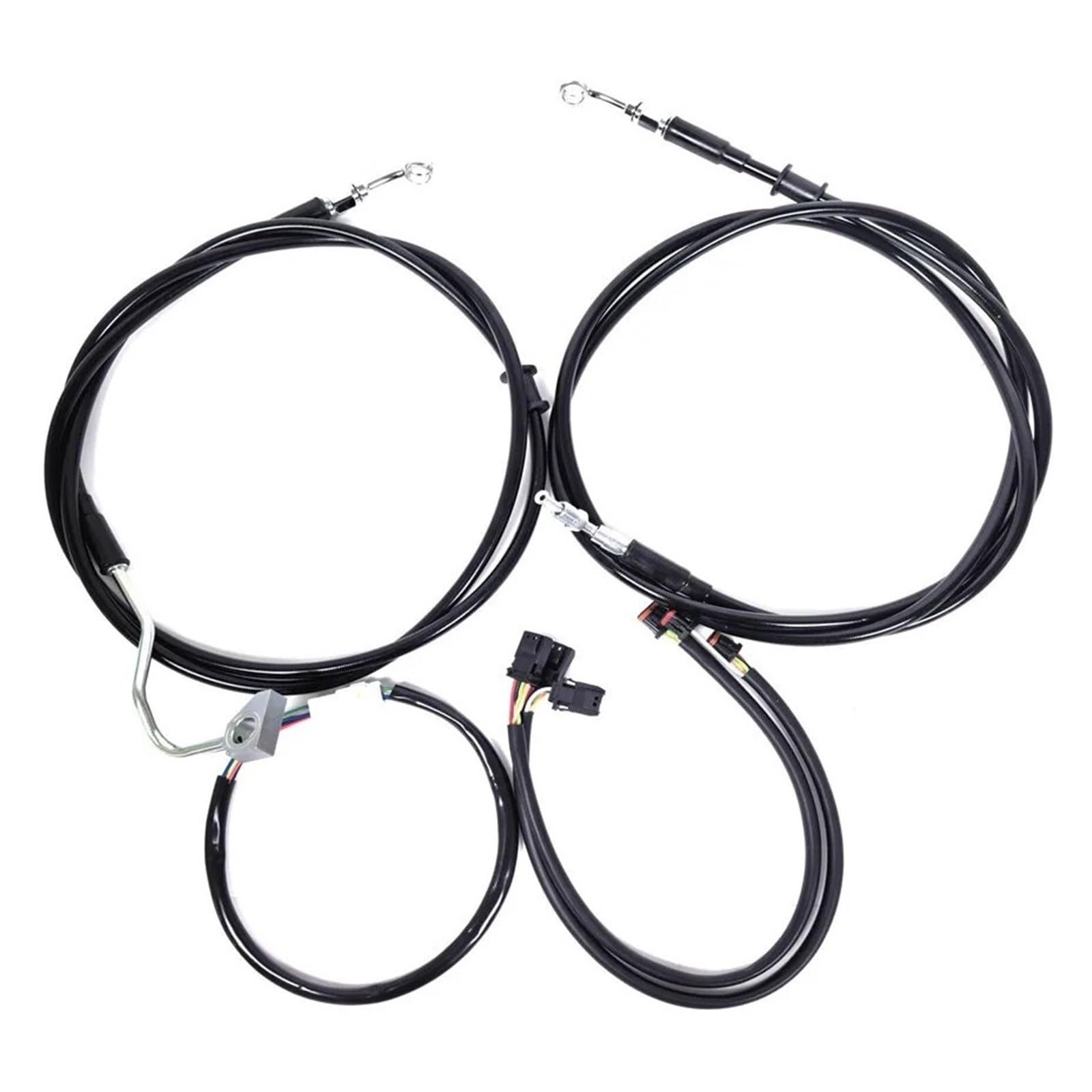 Zestaw naprawczy linek hamulcowych Zestaw przewodów hamulcowych 14"16" do motocykla Touring Electra Glide Street Road King 2014-2023(14 black 17-20)