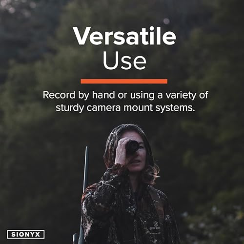 Miniatura 4 de SIONYX Aurora Black I - Cámara de visión nocturna digital a todo color con funda rígida I ultra baja luz IR visión nocturna monocular I resistente