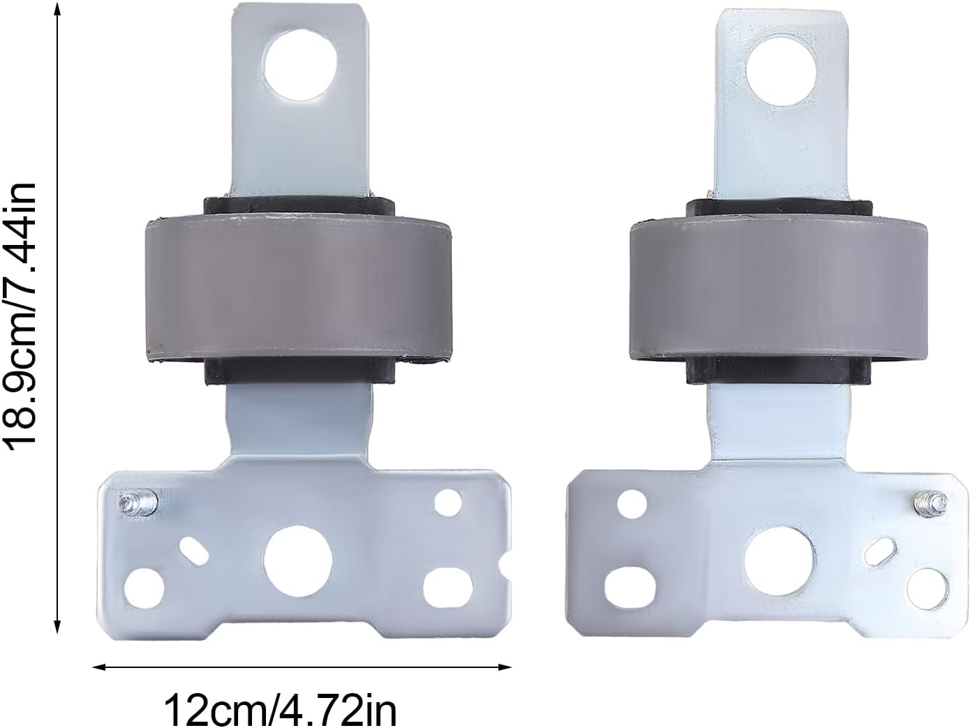 1Pair Rear Left & Right Trailing Control Arm Bushing Kit Compatible with Volvo S60 S80 V60 2007-2018 Replaces 6G915K896BA 6G915K896AB