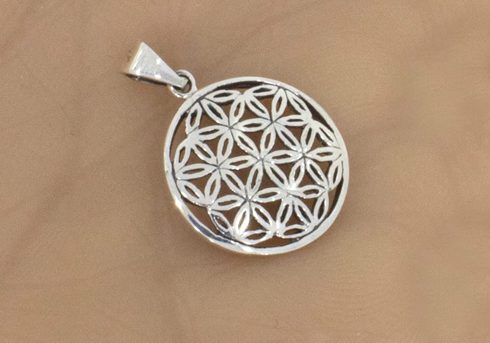 AFP Fleur de Vie Pendentif Argent 925