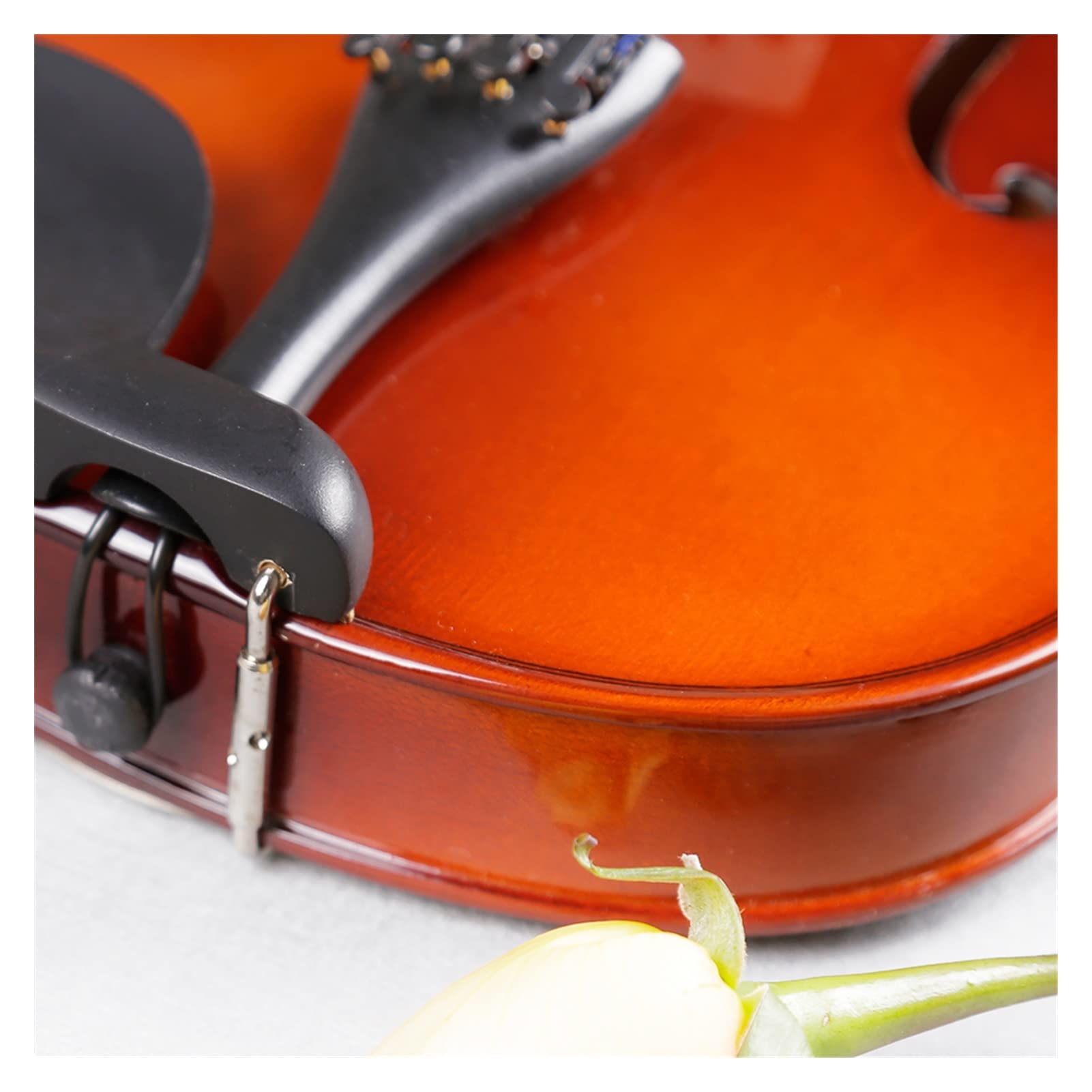 Violino Vernice Violin Artigianale Acero In Legno Viole Viole Strumento Musicale/Caso/Disattiva/Disattiva Violino (Color : 4-4)