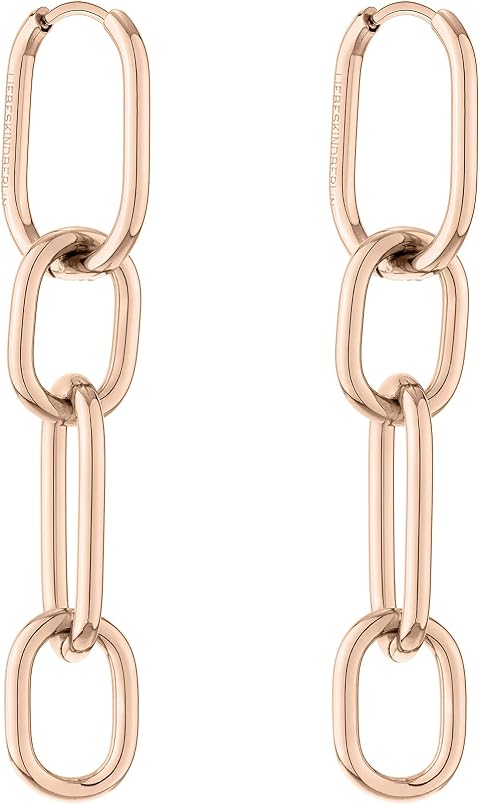 LIEBESKIND BERLIN Damen Schmuck im angesagten Ketten-Look – Armband, Kette und Ohrringe aus Edelstahl in verschiedenen Farben