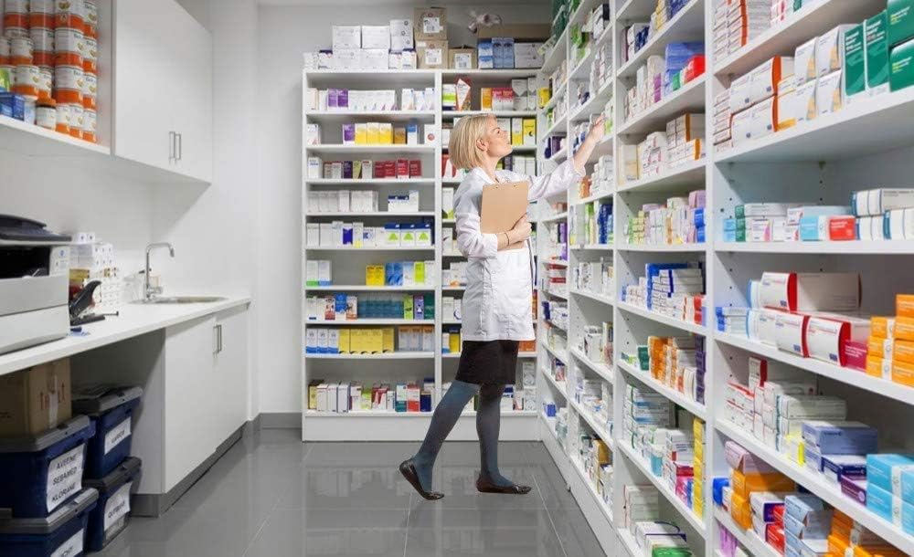 Sigvaris Women’s Style Soft Opaque 840 Closed Toe Thigh-Highs w/Grip Top 20-30mmHg - Black - Medium Long