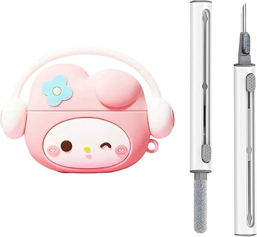 Funda compatible con AirPods Pro 2 con kit de limpieza, protectora, compatible con funda de carga inalámbrica para AirPod Pro 3 AirPods 3/4