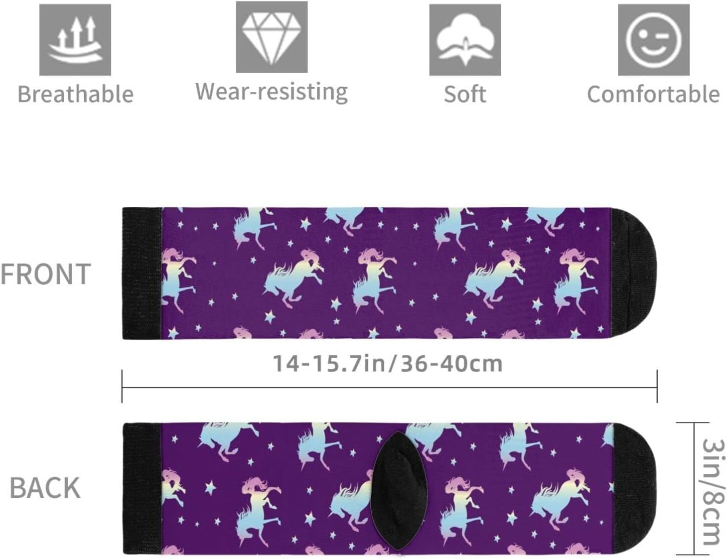 Unisex Funny Novelty Casual Crew Socks Gifts For Men Women - Image 6