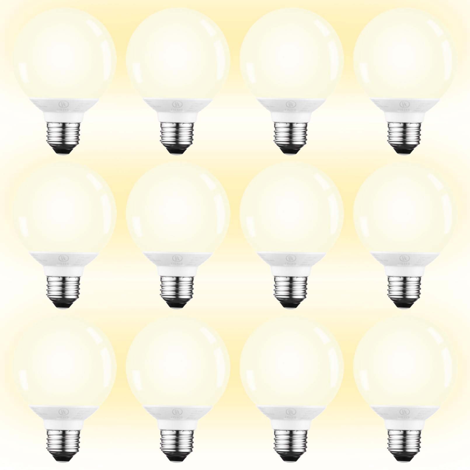 TORCHSTAR 12-Pack G25 LED Bulbs