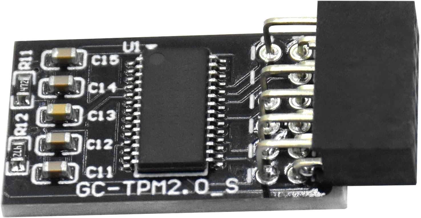 TPM 2.0 Module Encryption Security with 12 pin Compatible with Windows 10, 11 for GIGABYTE Motherboard