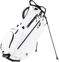 KVV Lightweight Golf Stand Bag: 7-Way Full-Length Dividers, Auto-Adjust Dual Straps, 6 Pockets & Stable Stand
