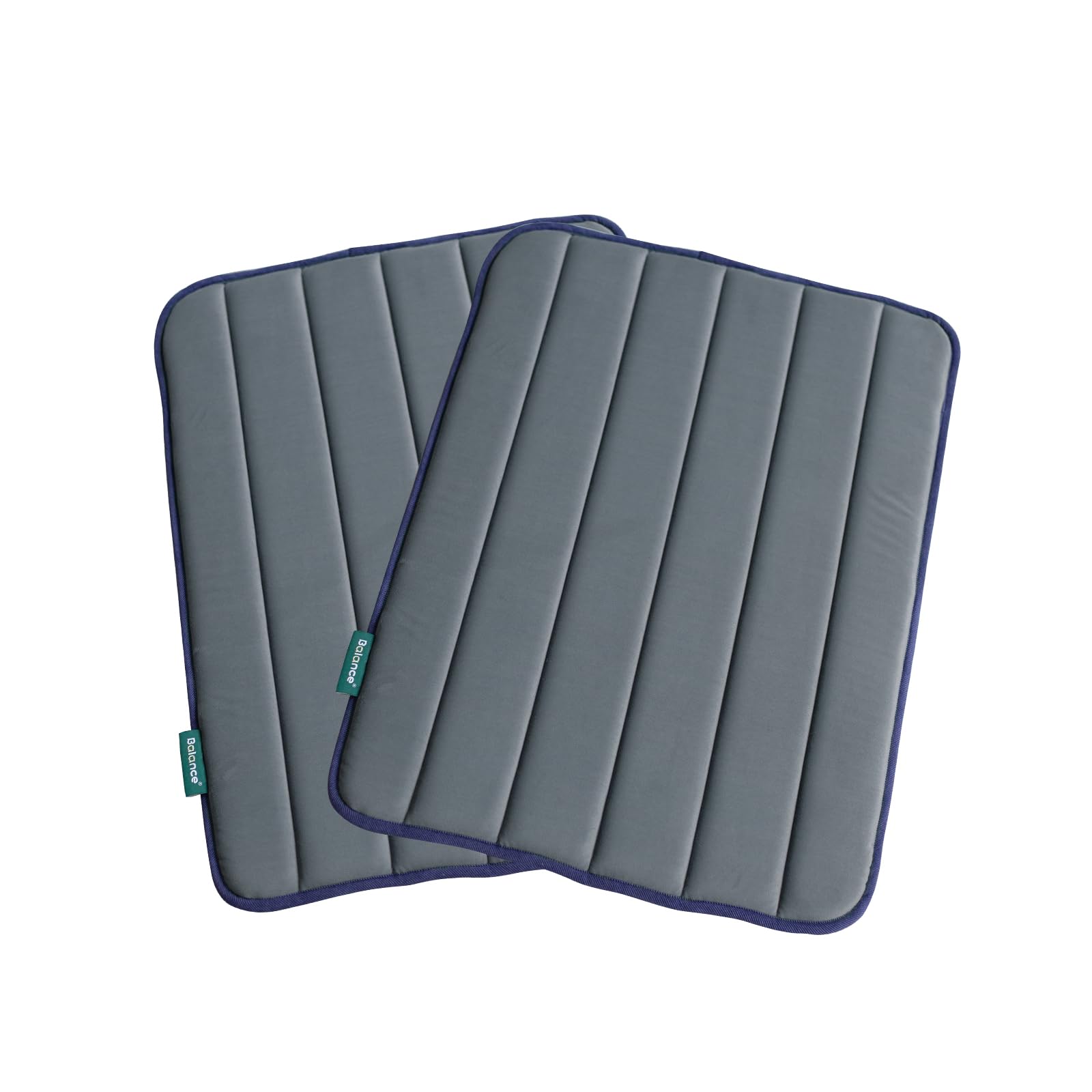 BALANCE Dog Crate Pad, Dog Foam Crate Mat Kennel Pad, Washable Water-Resistant Pet Bed Flat Dogs Cage Mat for Medium Dogs, 2 Packs