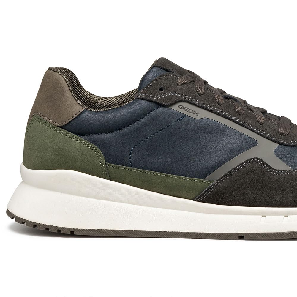 Geox Męskie buty sportowe U BRANTHON, niebieskie, 41 EU, niebieski, 41 EU
