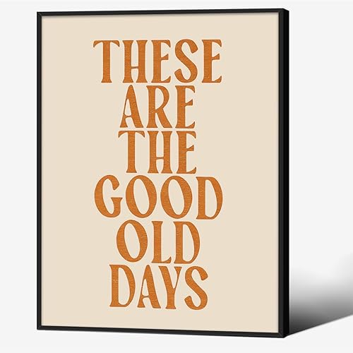 Miniatura 29 de Lienzo decorativo para pared con texto en inglés "This Is My Happy Place", con citas positivas de color rosa y naranja, impresiones estéticas,