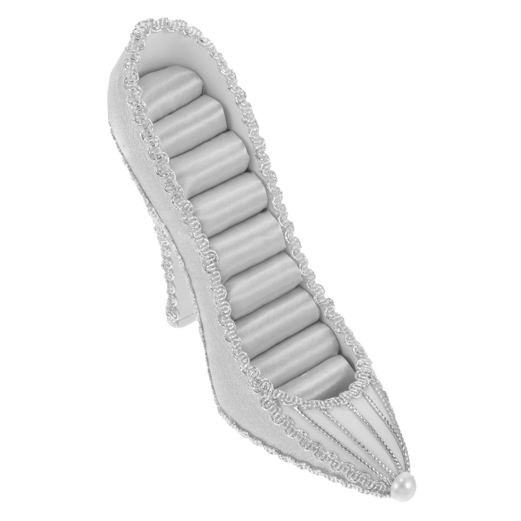 BESPORTBLE 5 Pièces présentoir à talons hauts titulaire affichage présentoir porte-bagues presentoir bracelet présentoir bracelet Présentoir à bibelots présentoir de boucle d'oreille en tissu
