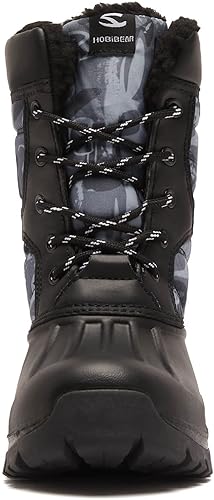 Miniatura 4 de BODATU Botas de nieve impermeables de invierno para niños con aislamiento para clima frío