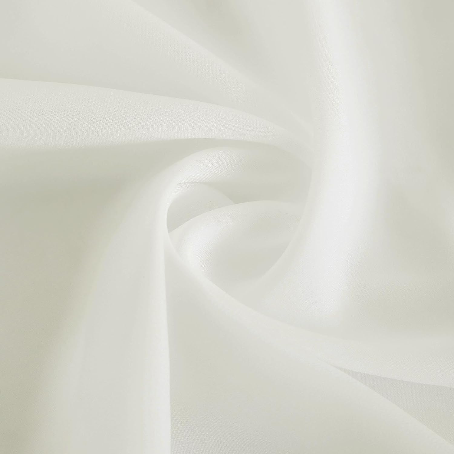 Pinch Pleated Sheer Curtain,Cream White, 102 Inch Long, 2 Panels with Hooks, Light Filtering Window Drapes, Elegant Soft Home Decor for Living Room Bedroom, 84x102in