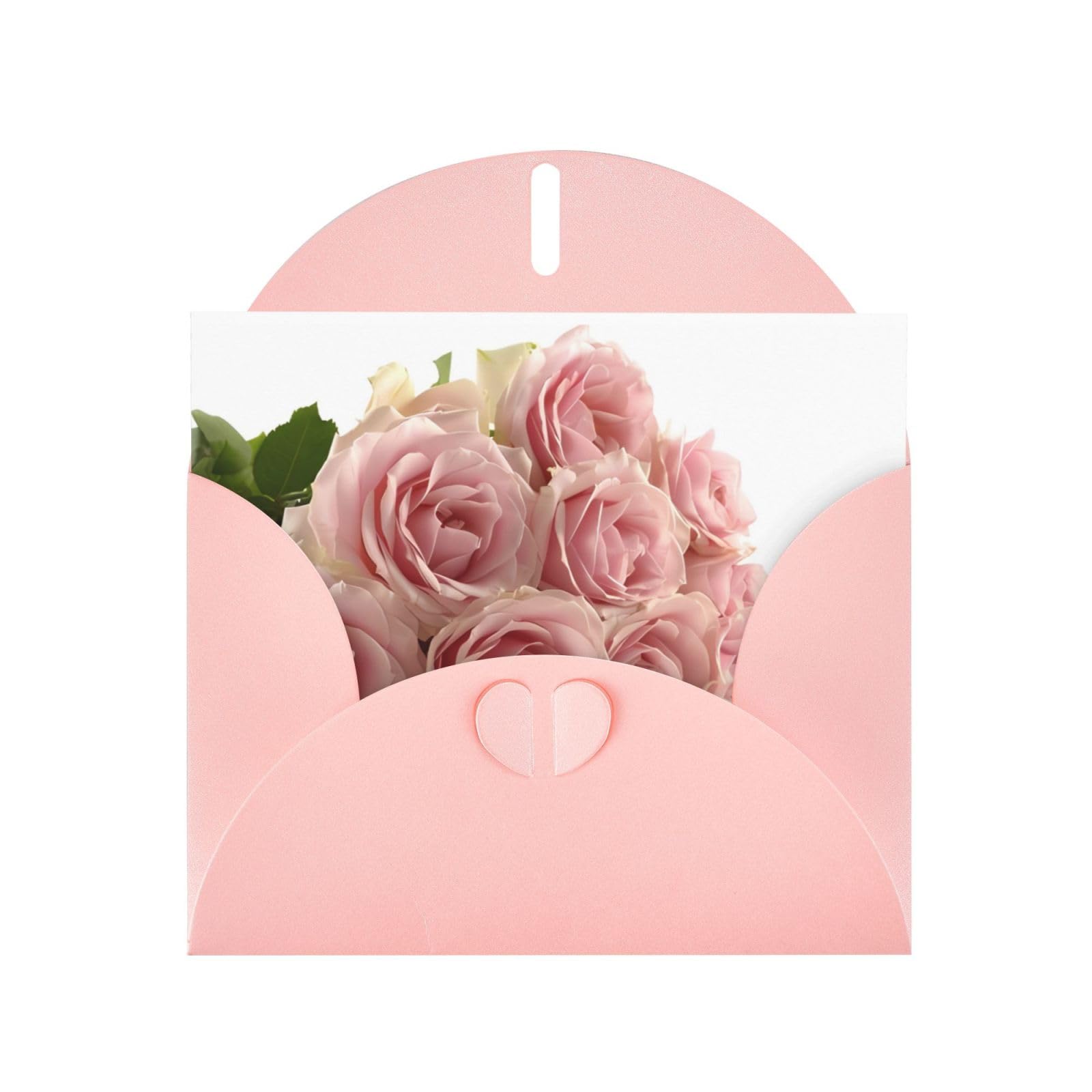Biglietti di auguri con rose rosa con buste, biglietto di compleanno, festa della mamma, matrimonio, ringraziamento, baby shower, biglietti di ringraziamento, biglietti di ringraziamento, carini