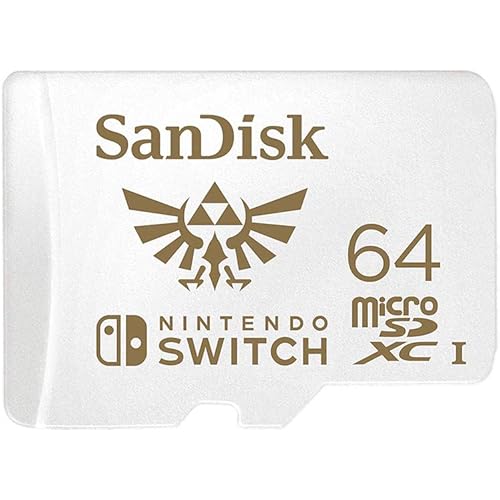 SanDisk 64GB microSDXC UHS-I card for Nintendo Switch - SDSQXAT-064G-GN6ZA