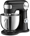 Cuisinart Precision Master 5.5-Quart Tilt-Head Stand Mixer, 12 Speed, 500W, Includes Bowl, Dough Hook, Chef's Whisk and Flat Mixing Paddle, Red (SM-50RC)
