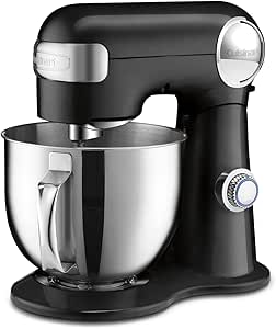 Cuisinart SM-50BKC Precision Master 5.5-QT(5.2L) Stand Mixer, Black