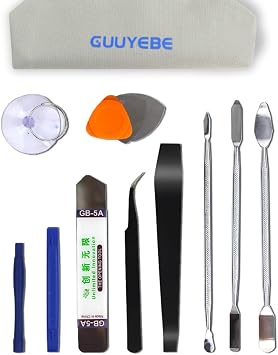 Trim Removal Tool, Pry Tools Include Plastic Spudger Metal Prying Precision Tweezers Opening Tools for Car Panel Tvs Screen Auto Laptop Phone Electronics Automotive Door Repair Clip Kit Set