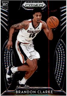 2019-20 Panini Prizm Draft #20 Brandon Clarke Gonzaga Bulldogs Basketball Card