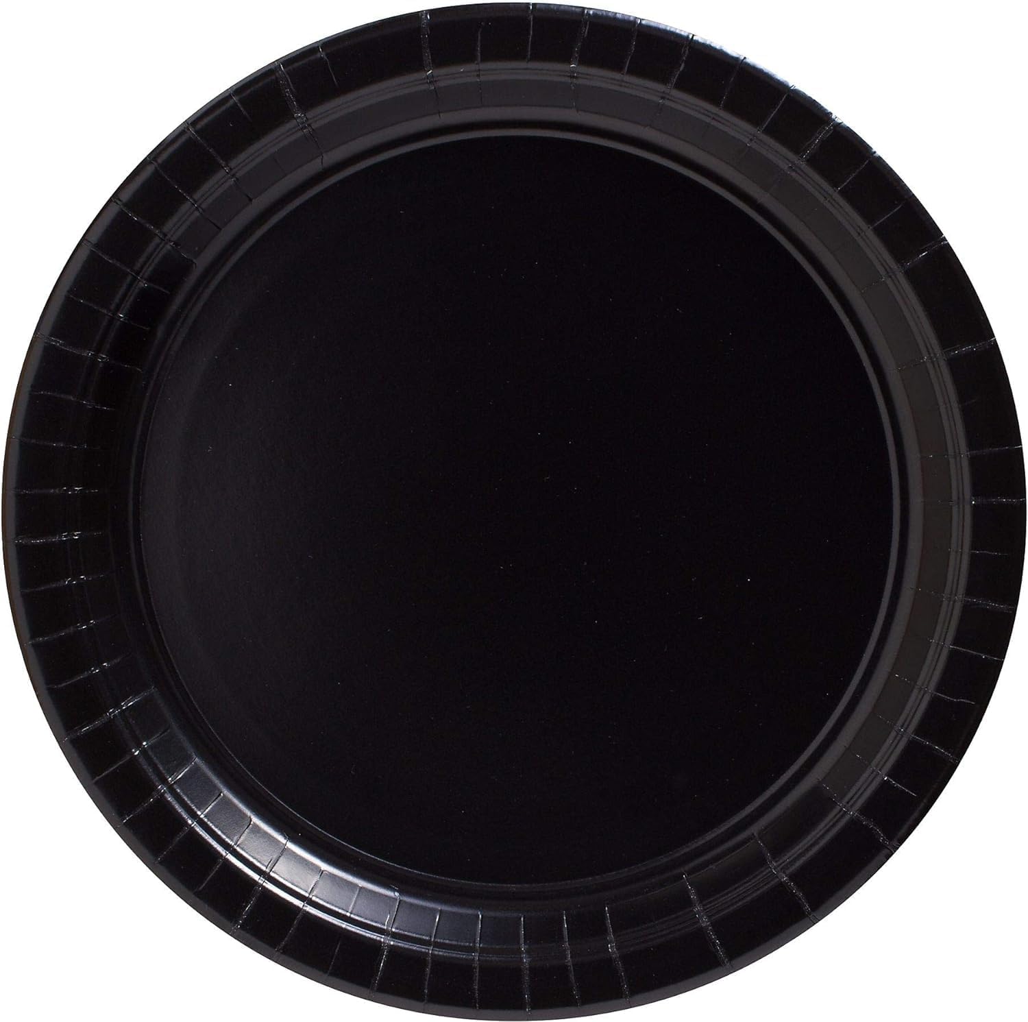 - PRETTY UR PARTY Black Paper Plates, 9inch Biodegradable Round Party Plates, Disposable Paper Plates for Cakes, Dessert, Snack, Fruits, 9 inch - Pack of 20 pcs