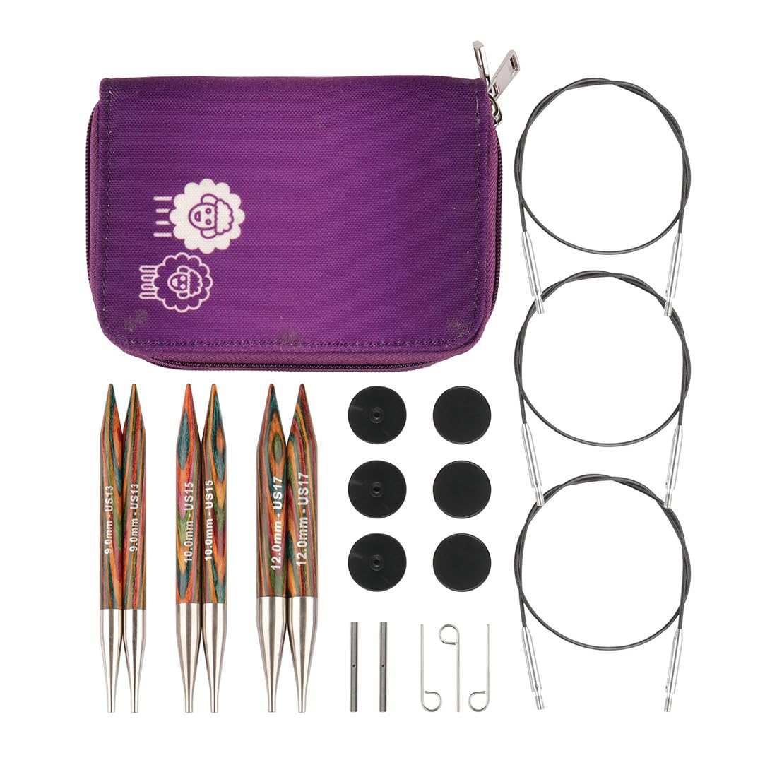 Sonique knit tops ３点セット Amazon.com: KnitPro Chunky Knitting-Needles Set, Polished Wood