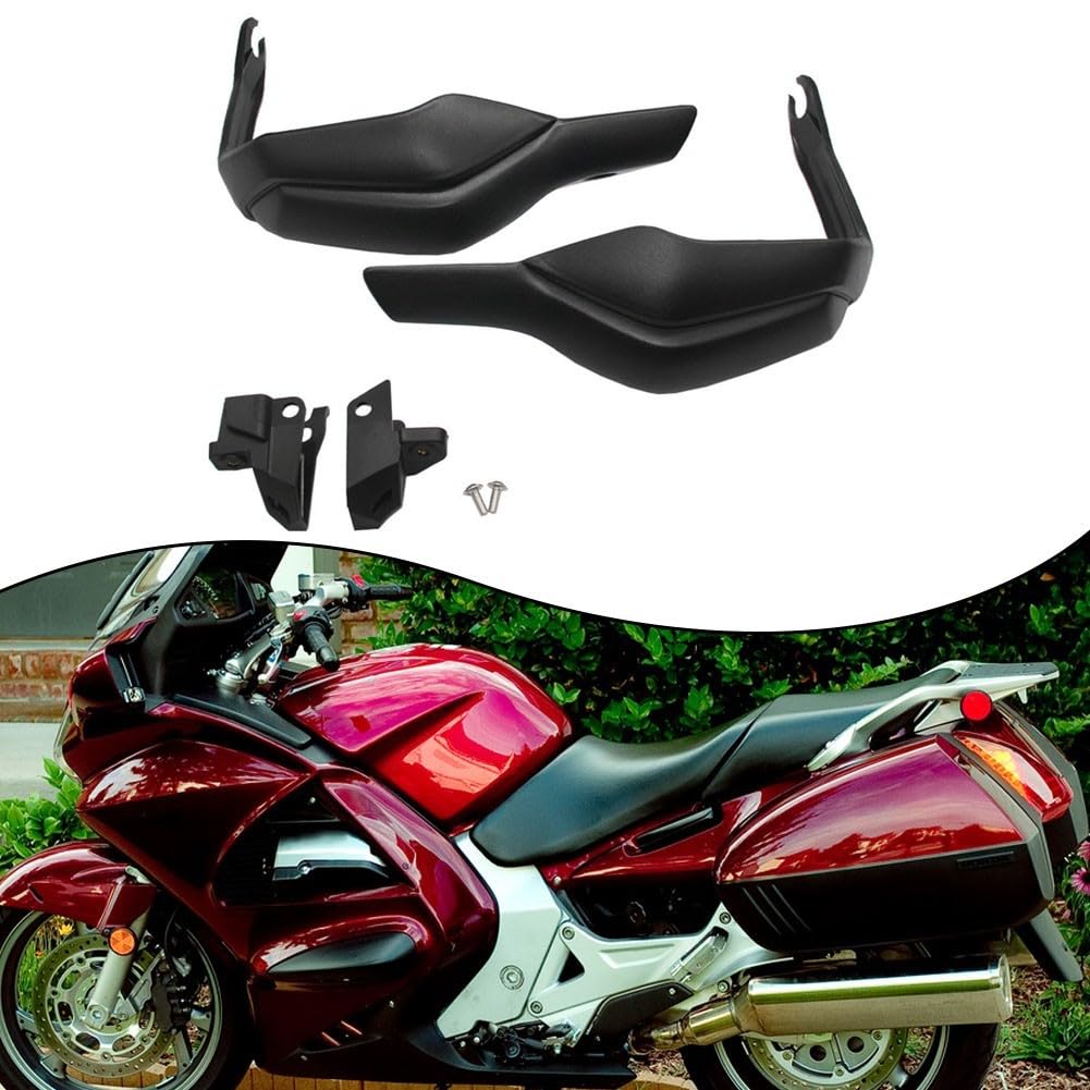 Paramani per moto per Honda XADV 750 2017-2020, protezioni antivento per manubrio in ABS, protezioni per spazzole fuoristrada, attrezzatura invernale per equitazione, nero (carbonio)