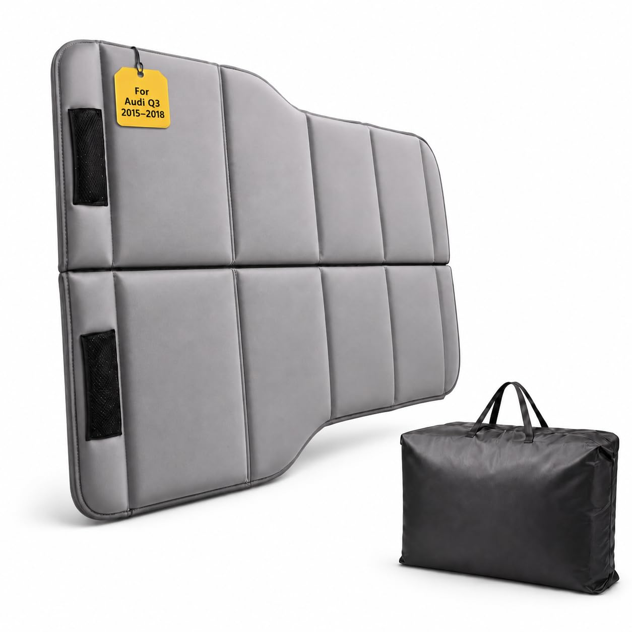 Car Mattress for 2015–2018 Audi Q3, Upgraded Non-Inflatable Thickened Foam SUV Car Camping Mattress, Foldable Trunk Sleeping Pad Car Bed Mattress for Road Trips Camping Travel