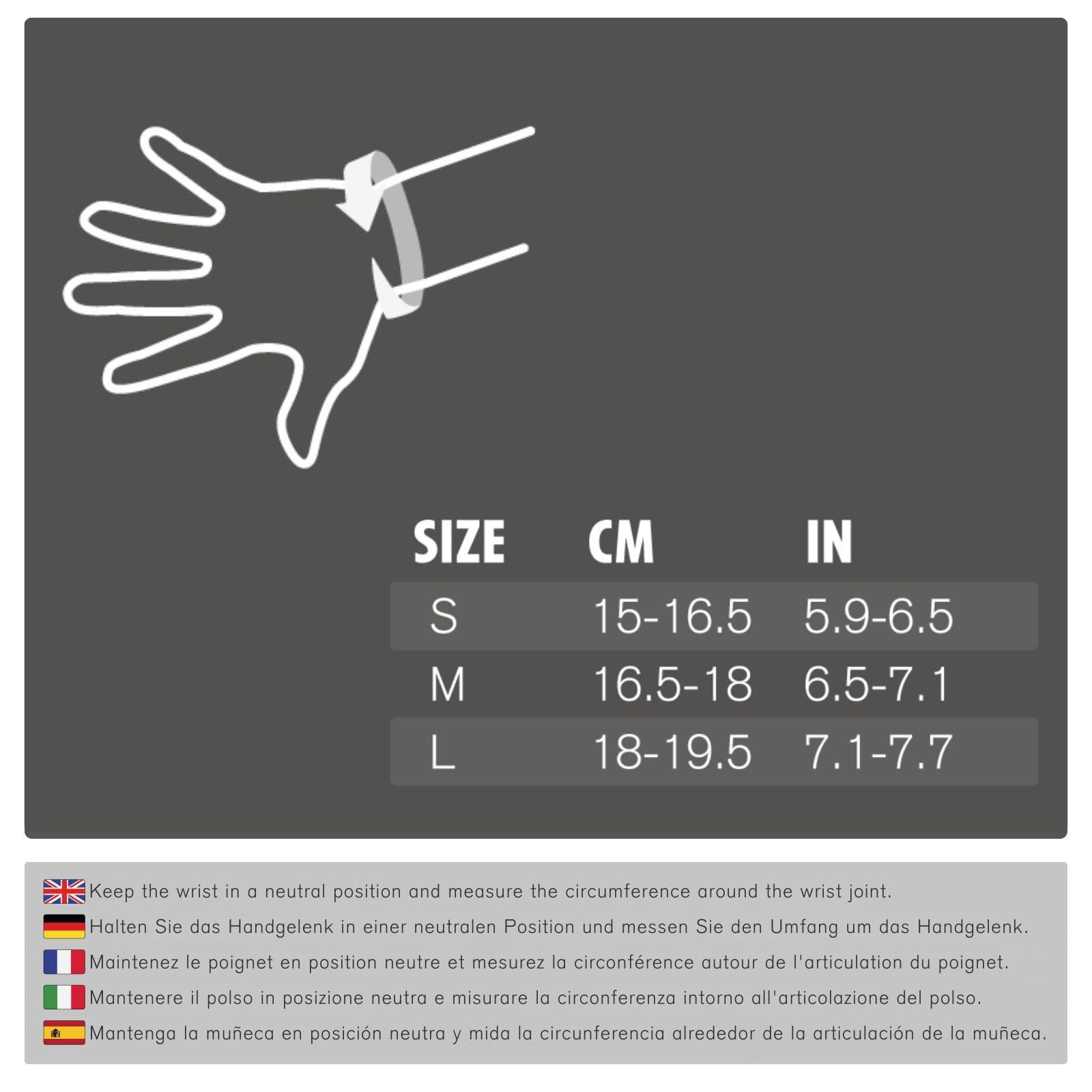 Rehband RX Wrist Support x World Fitness Project Muñequera 3 en 1 para Fitness y Entrenamiento de Fuerza, muñequeras de 5 mm SBR/Neopreno Que protegen y estabilizan la muñeca, 1 par